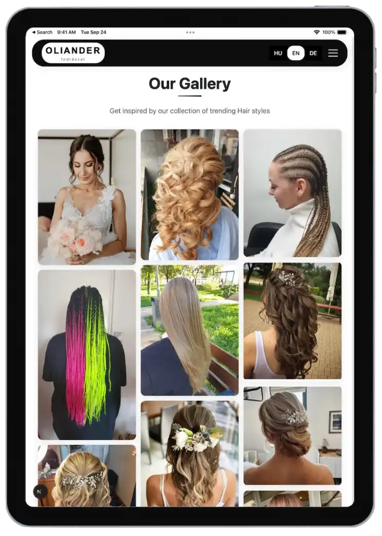 Tablet App Preview