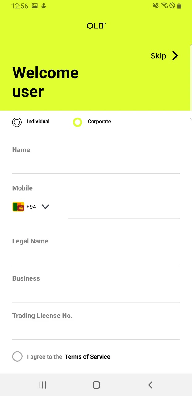 Olo Screenshot 1