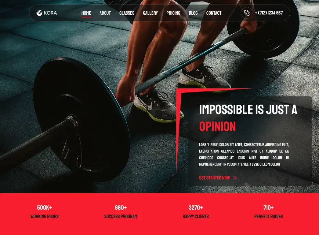 Gym Fitness Desktop